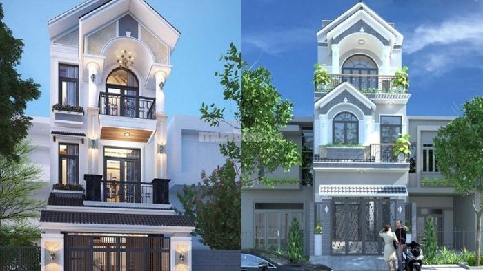 Mẫu nhà 2 tầng 300 triệu mái Thái cho bạn lựa chọn phù hợp