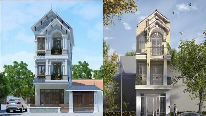 Nhà 2 tầng mái Thái với mức chi phí 300 triệu đồng