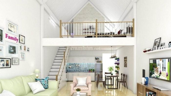 Nhà 2 tầng 300 triệu với gác lửng, tiện ích vượt trội