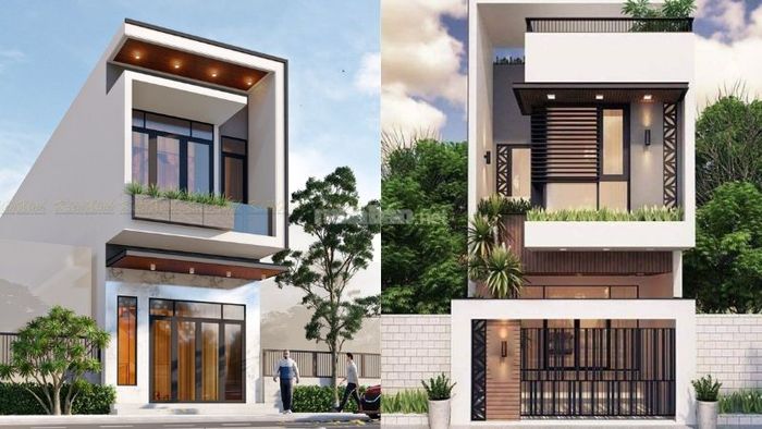Kiến trúc hiện đại, tinh tế cho mẫu nhà 1 trệt 1 lầu