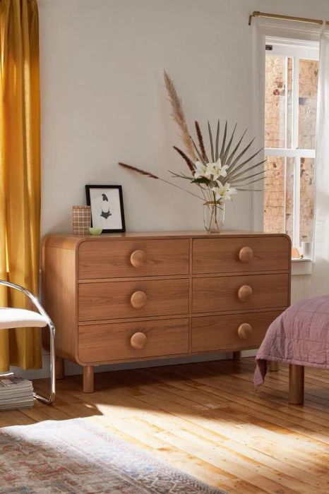 Modern wooden dresser from Urban Outfitters