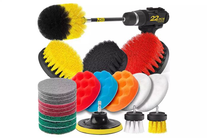 Amazon Holikme 22-Piece Drill Brush Attachments Set