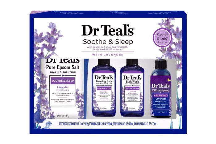 Target Dr Teal's Lavender Regimen Bath and Body Gift Set - 4pc