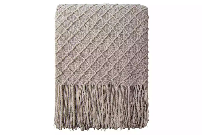 Amazon NTBAY Acrylic Knitted Throw Blanket