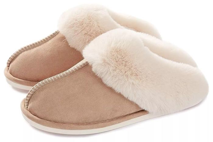 Amazon Donpapa Women's Slipper Memory Foam Fluffy Soft Warm Slip-On House Slippers