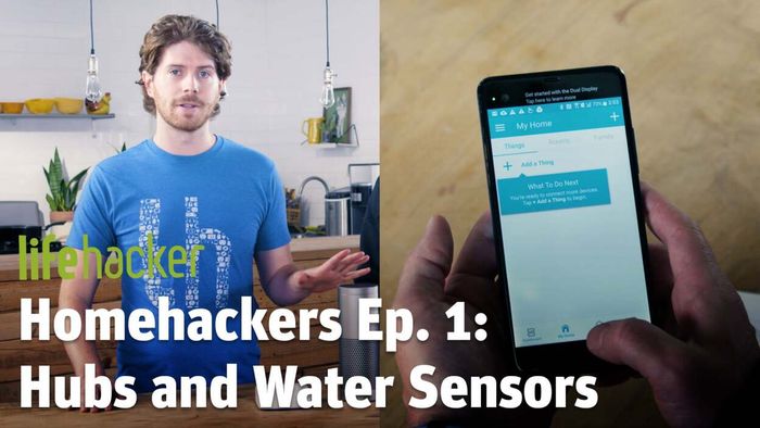 Installing a Smart Home Hub and Water Sensor
