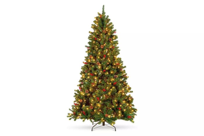 Amazon Best Choice Products 6ft Pre-Lit Pre-Decorated Spruce Tree