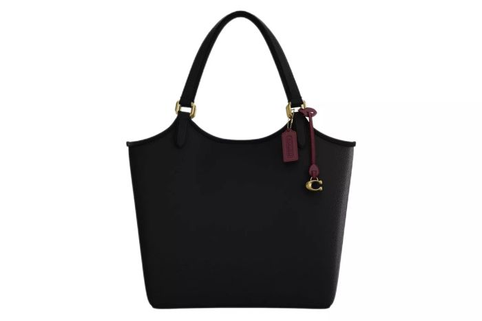 COACH Polished Pebble Leather Day Tote on Amazon