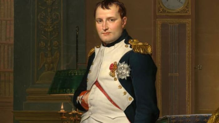 Napoleon in His Study, by Jacques-Louis David