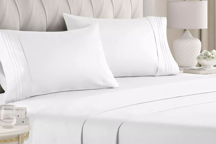 Cyber Monday Amazon CGK Unlimited Queen Size 4 Piece Sheet Set