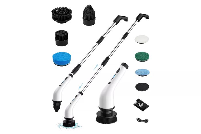 Electric Spin Scrubber, FRIWOLE 2023 Upgrade 10 in 1