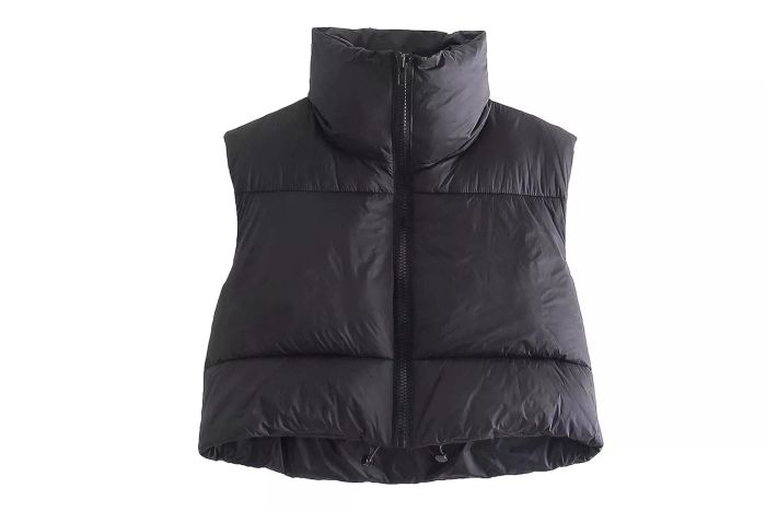 Amazon Lianlive Womens Cropped Puffer Vest Zip Up Stand Collar Sleeveless Crop Padded Vests Gilet