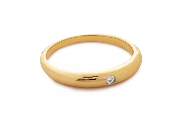 Monica Vinader Deia Mini Diamond Ring at Nordstrom