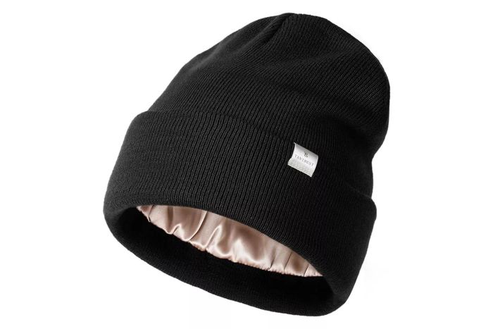 Black Friday Amazon YANIBEST Women's Satin-Lined Knit Beanie