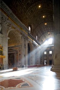 The floors of St. Peter’s Basilica