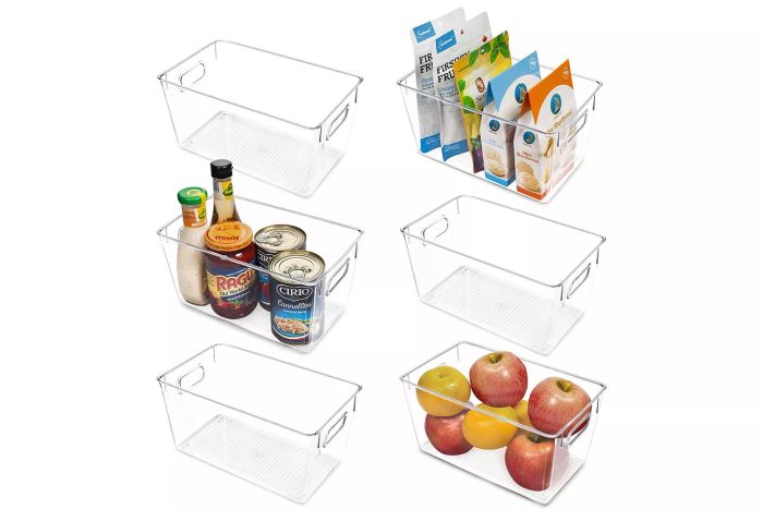Amazon Vtopmart Clear Plastic Pantry Organizer Bins