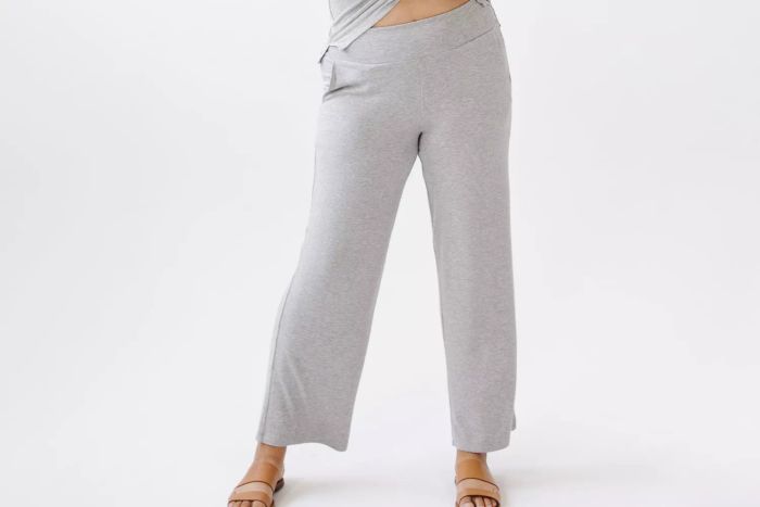 Rib-Knit Bamboo Lounge Pant