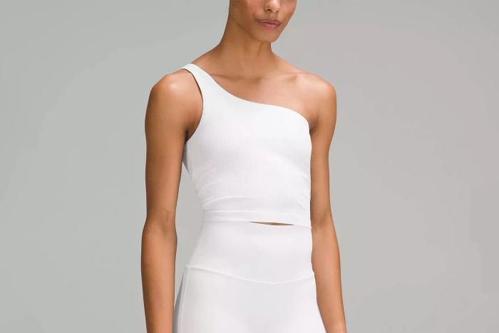 Lululemon Ribbed Nulu Asymmetrical Yoga Tank Top