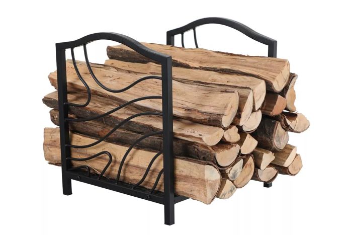 Black Friday Amazon PHI VILLA 17 Inch Firewood Log Rack