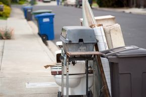 Junk left by the curb