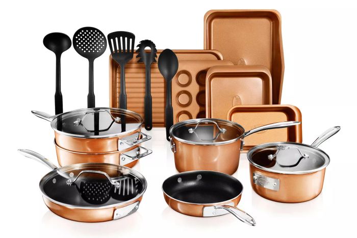 Home Depot StackMaster 21-Piece Cast Aluminum Ceramic Nonstick Cookware