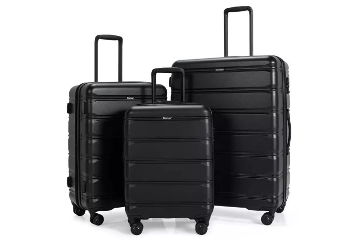 Target Costway 3-Piece Hardshell Luggage Set