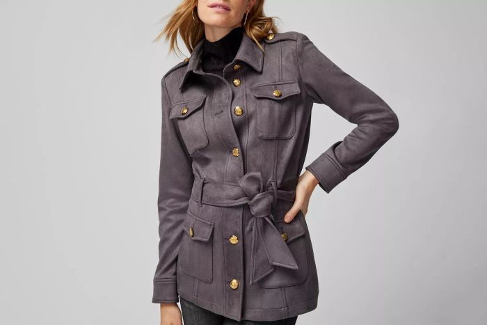 Black Friday at White House Black Market: Ultra Suede Safari Jacket