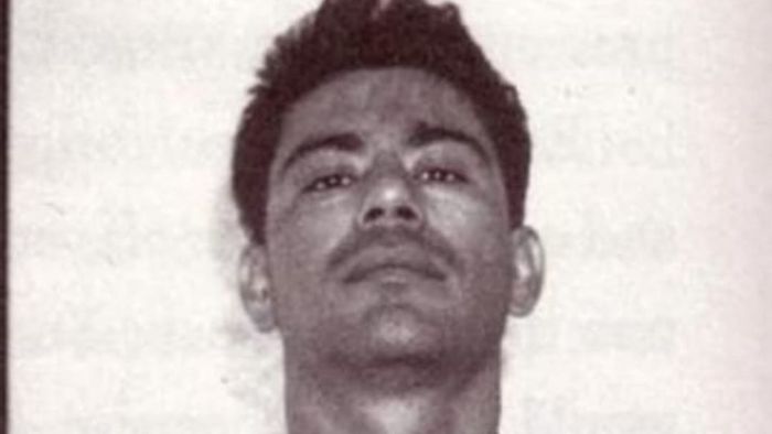 The mugshot of Ernesto Miranda.