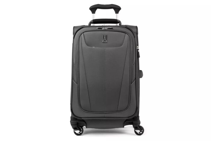 Amazon Travelpro Maxlite 5 Softside Expandable Luggage with 4 Spinner Wheels, Lightweight Suitcase for Men and Women, Shadow Grey, Carry-On 21-Inch