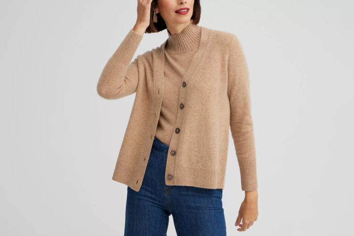 Chico's Cashmere Cardigan Sweater