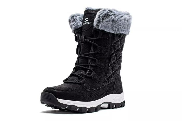 Walmart HOBIBEAR Women's Snow Boots Anti-Slip Waterproof Warm Winter Shoes 