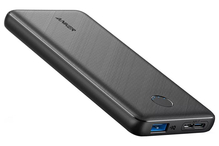 Amazon Anker Portable Charger 313 Power Bank, a compact and reliable solution to charge your devices on-the-go, with a long-lasting battery and convenient design for easy portability.