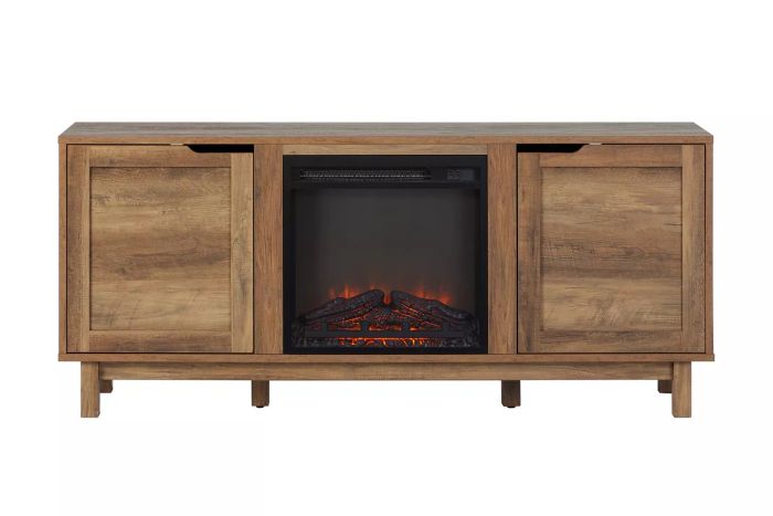 Black Friday Walmart Walker Edison Transitional 2-Door Fireplace TV Stand