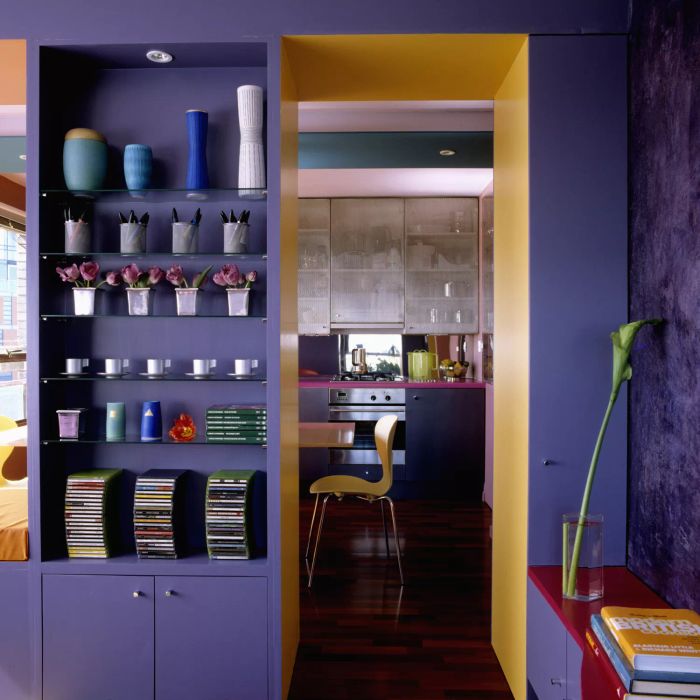 doorway with striking colors