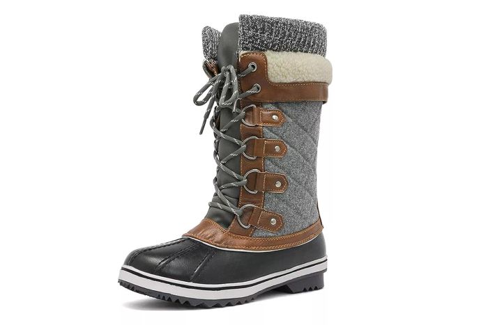 Amazon DREAM PAIRS Women's Mid-Calf Waterproof Winter Snow Boots