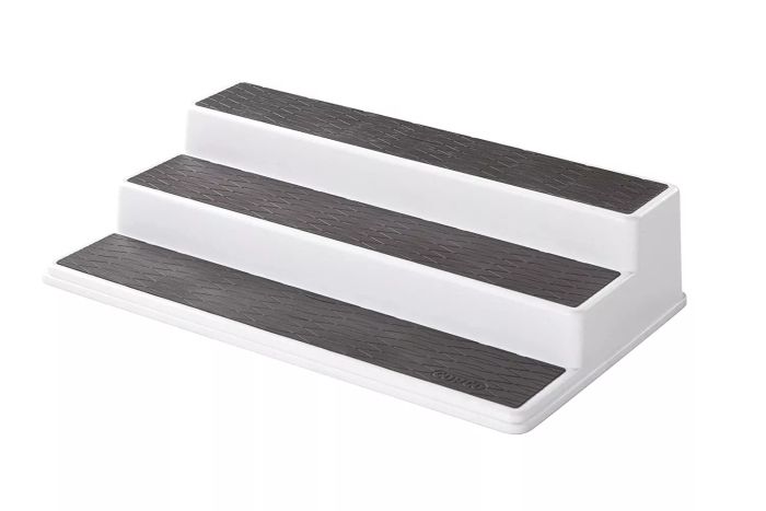 Copco 2555-0188 Non-Slip 3-Tier Spice Pantry Kitchen Cabinet Organizer