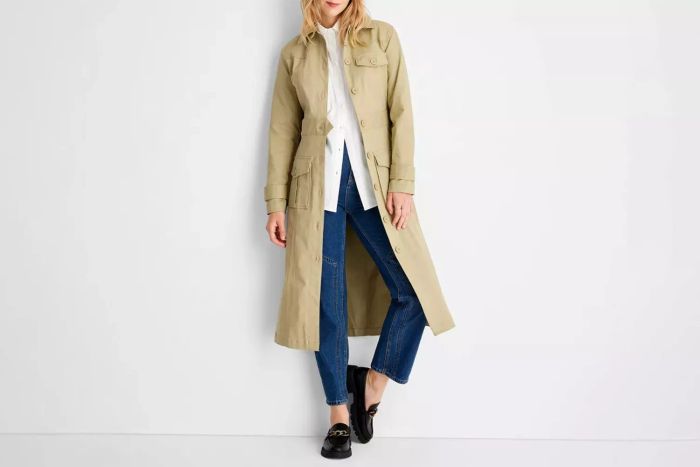 Target Future Collective with Reese Long Sleeve Belted Trench Coat