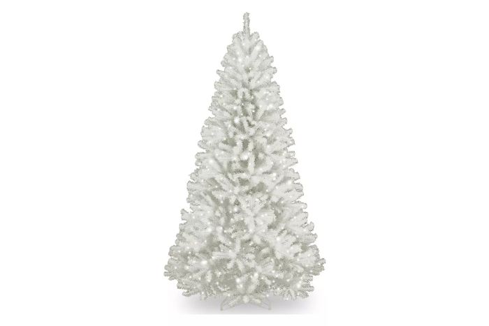 Amazon National Tree Company Pre-Lit Artificial Full Christmas Tree