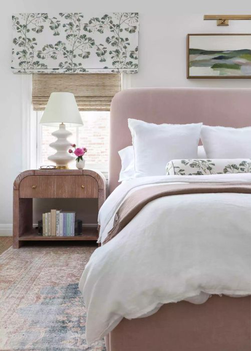 Pink, Green Bedroom
