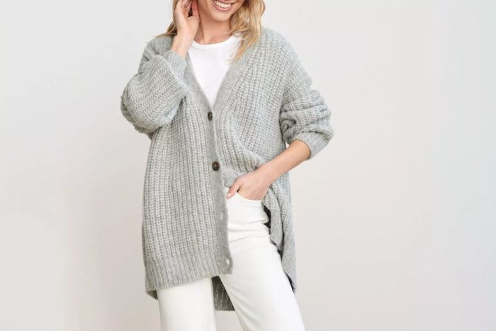 Alpaca Cocoon Cardigan
