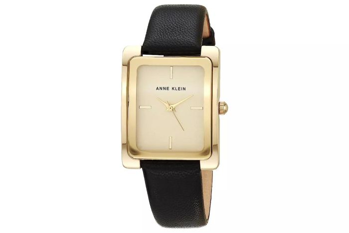 Amazon Anne Klein Women's Leather Strap Watch