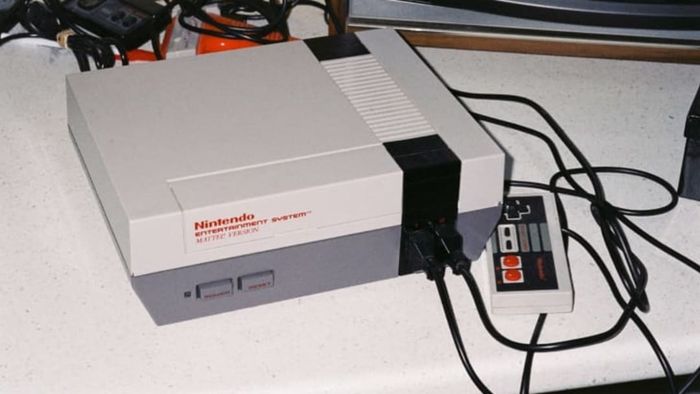 A variant of the Nintendo Entertainment System, or NES.