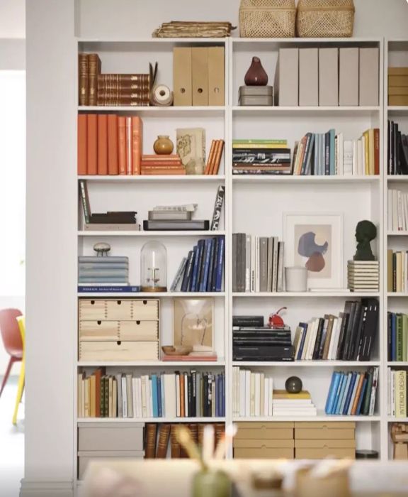 Billy Bookshelves as Room Divider