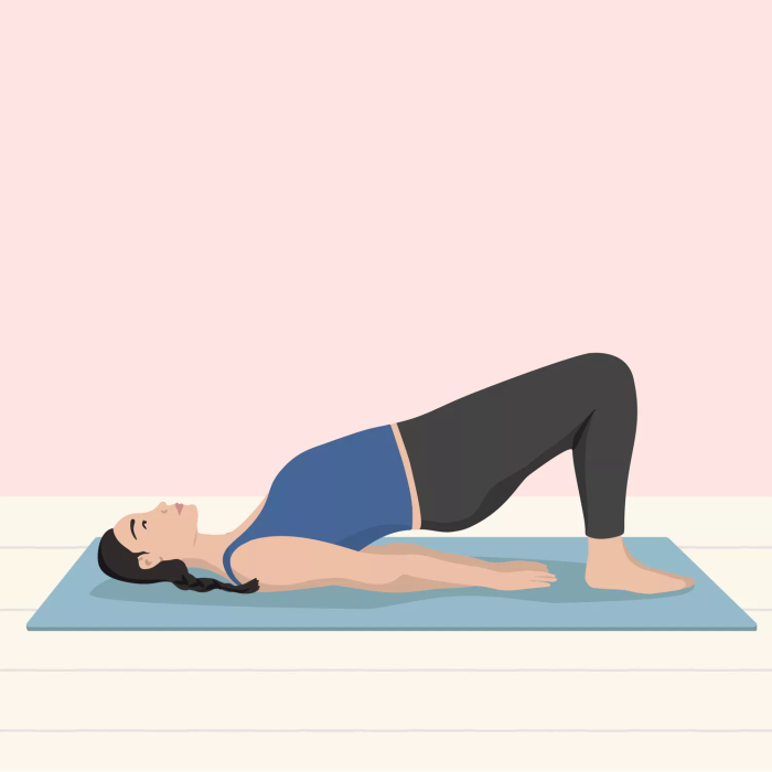 Shoulder Bridge Pilates Glute Exercise