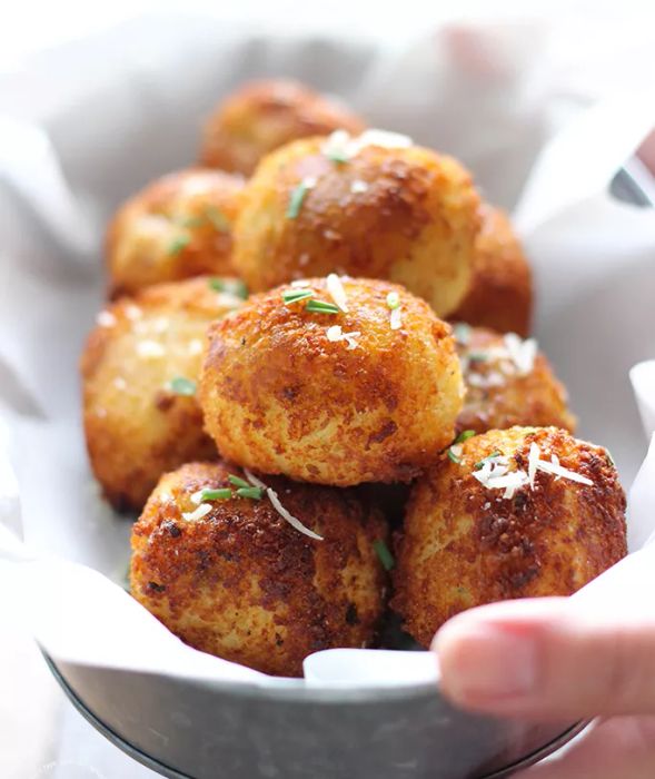 Loaded Mashed Potato Balls