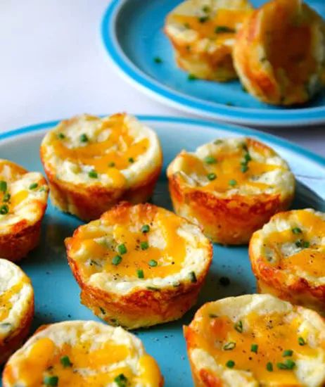 Cheesy Leftover Mashed Potato Muffins