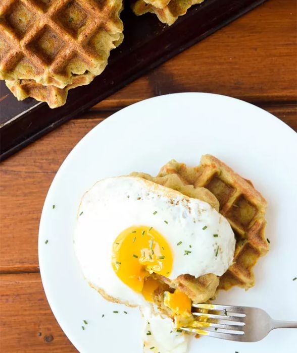Mashed Potato Waffles