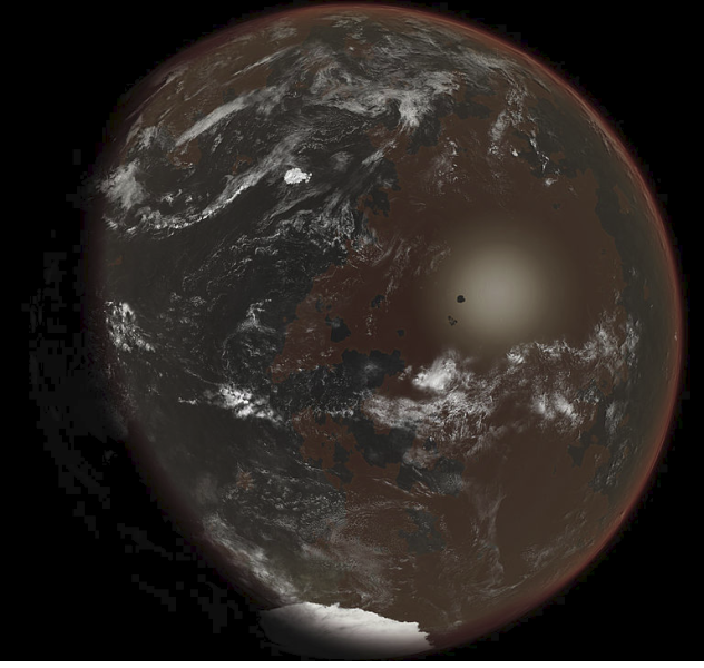 Ammonia-Based Planet