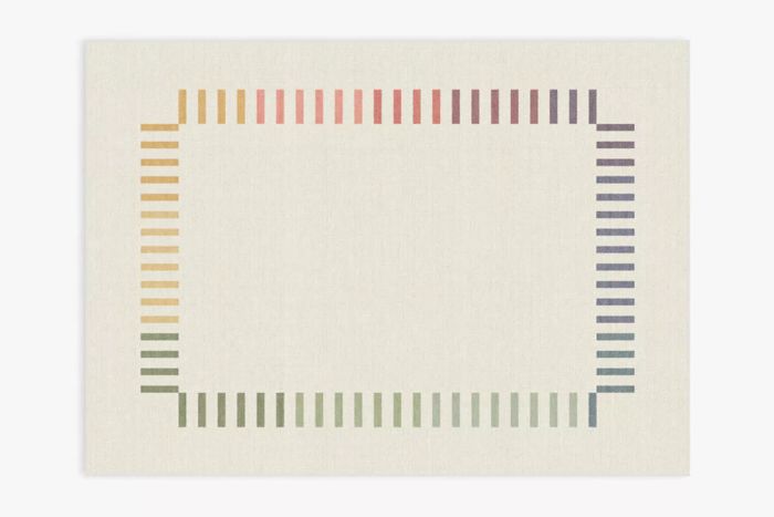 Ruggable The Home Edit Marlowe Ivory Rainbow Rug