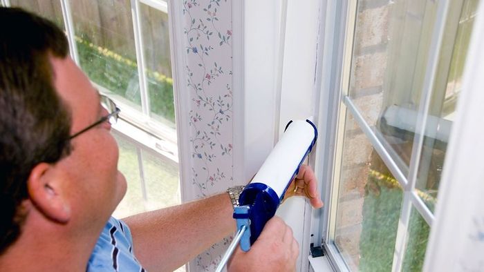 Seal up your windows with caulk.
